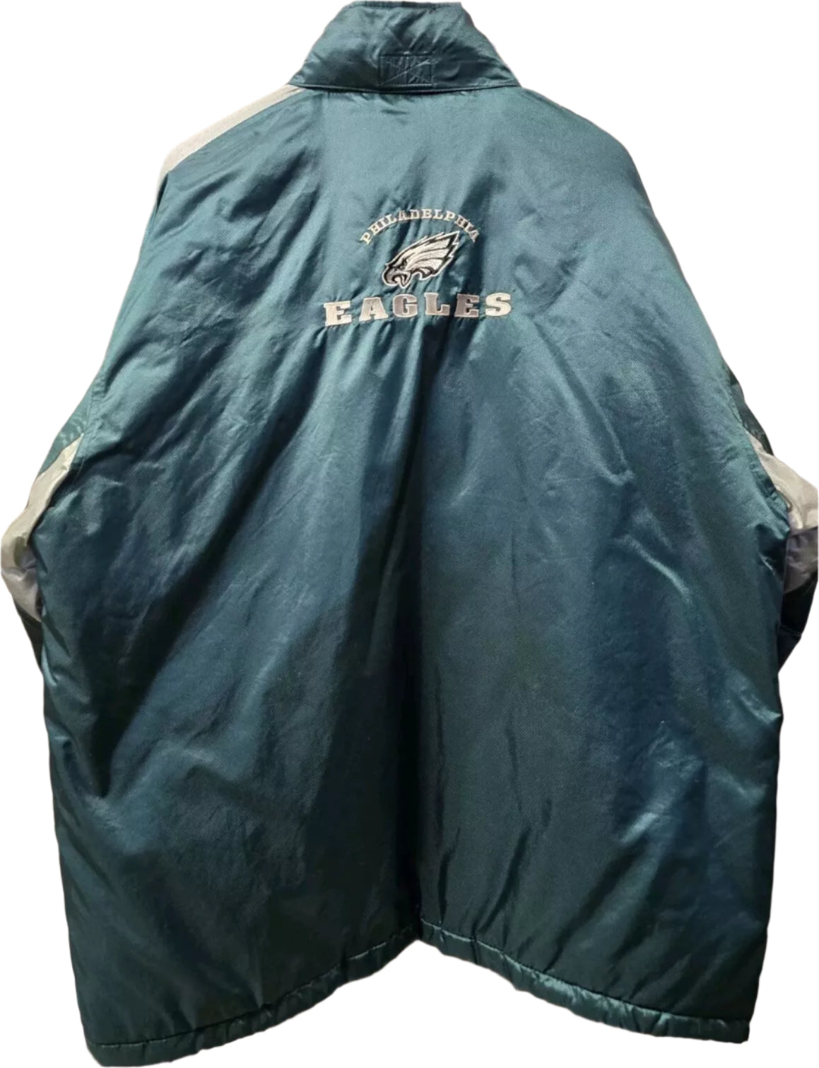 Philadelphia Eagles Full Zip Jacket L NFL Game Day Logo Athletic