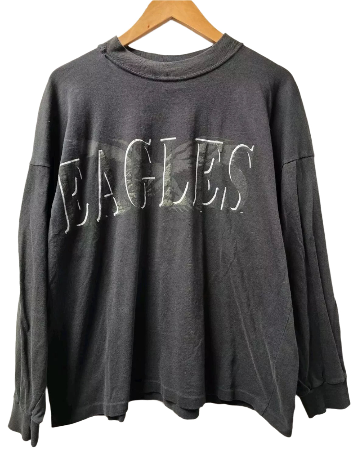 Philadelphia Eagles Vintage Long Sleeve Spellout Shirt