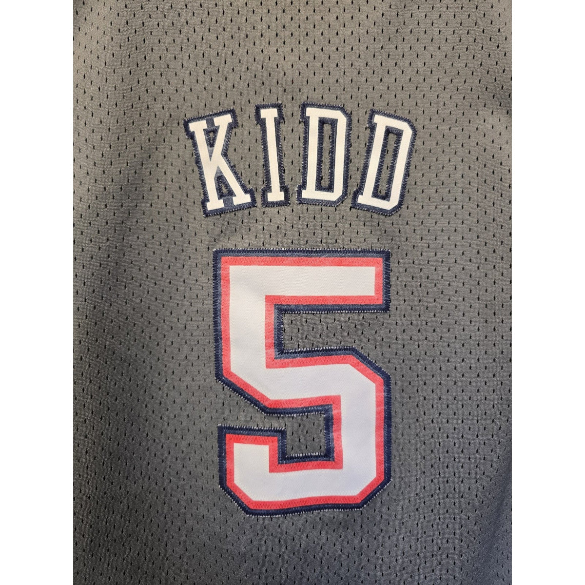 Vtg 2000s New Jersey Nets Jason Kidd Jersey Youth L 14-16 NBA Basketball Reebok