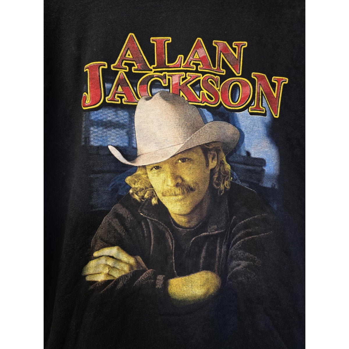 Vtg Alan Jackson Tour 2003 T Shirt L 2000s Country Music