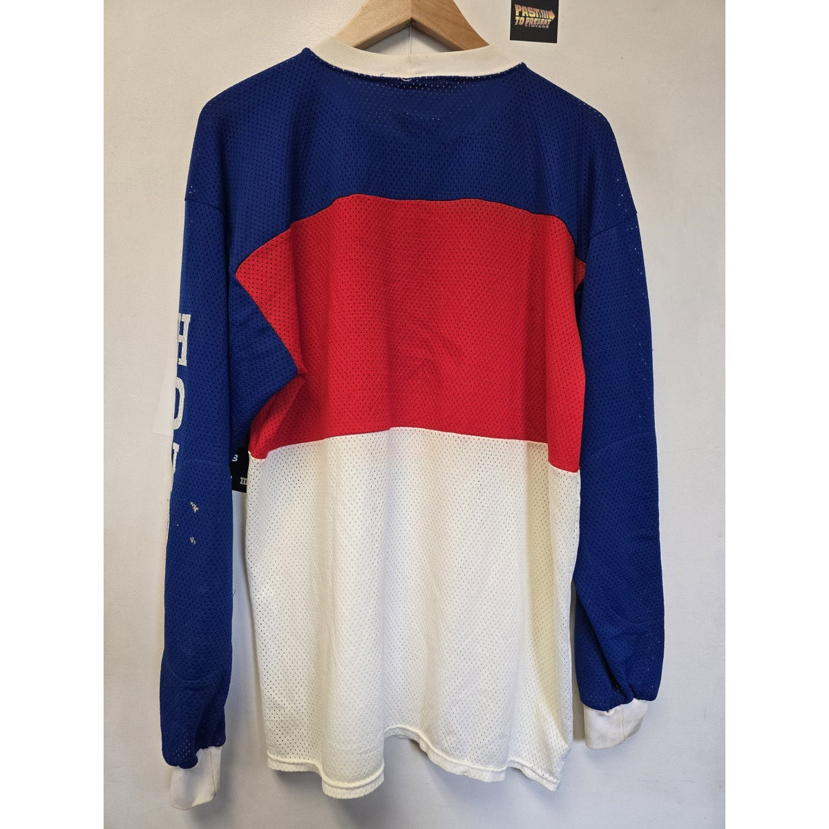 Vtg 70s Honda Motorcross Racing Jersey L Motorcycle Dirt Street Bike Biker