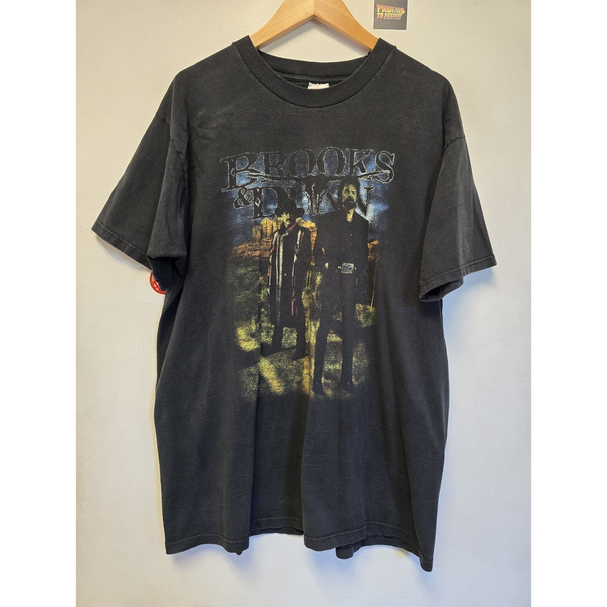 Vtg Brooks & Dunn Band T Shirt XL Country Music