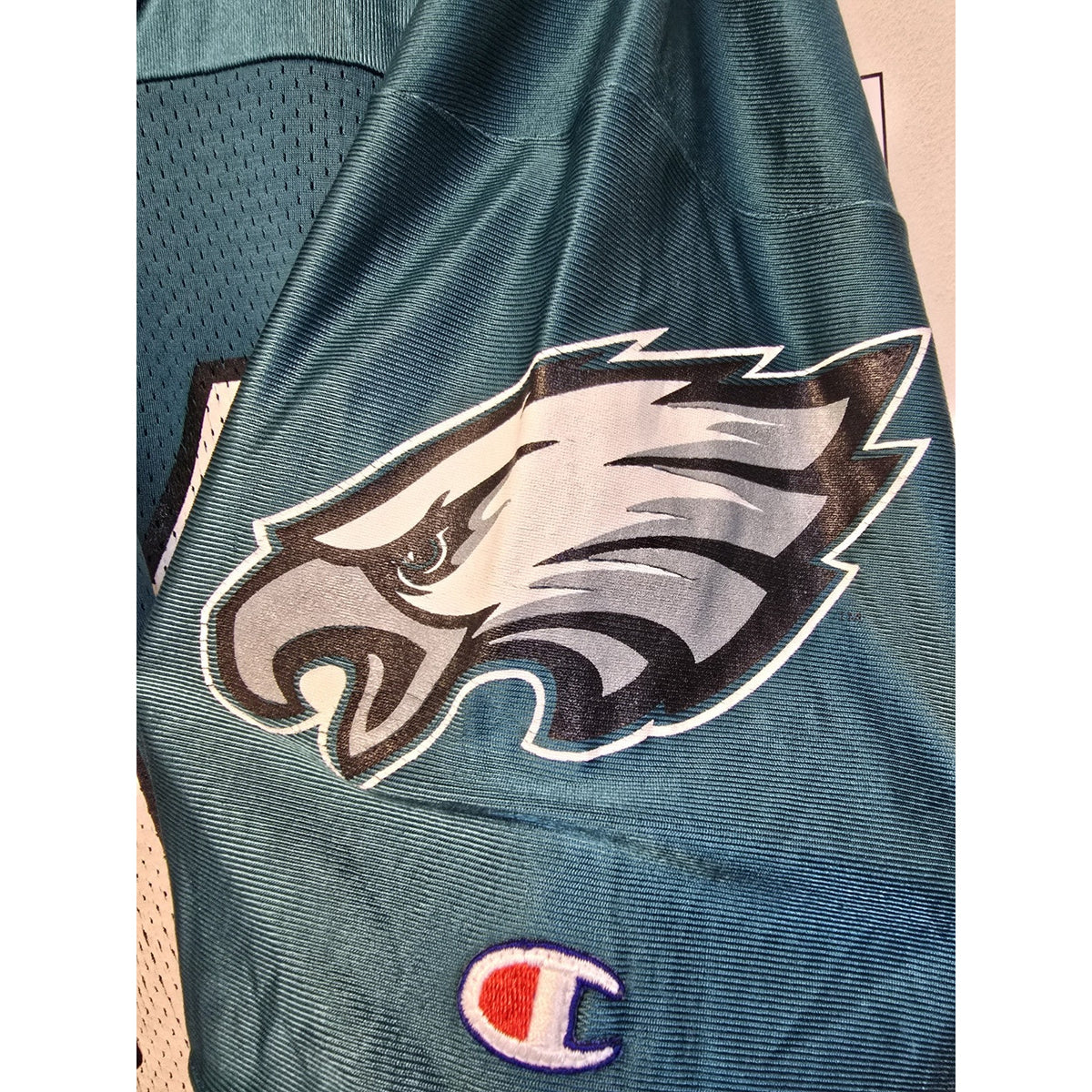 Vtg 90s Philadelphia Eagles Andy Harmon Jersey 52 NFL Football Champion
