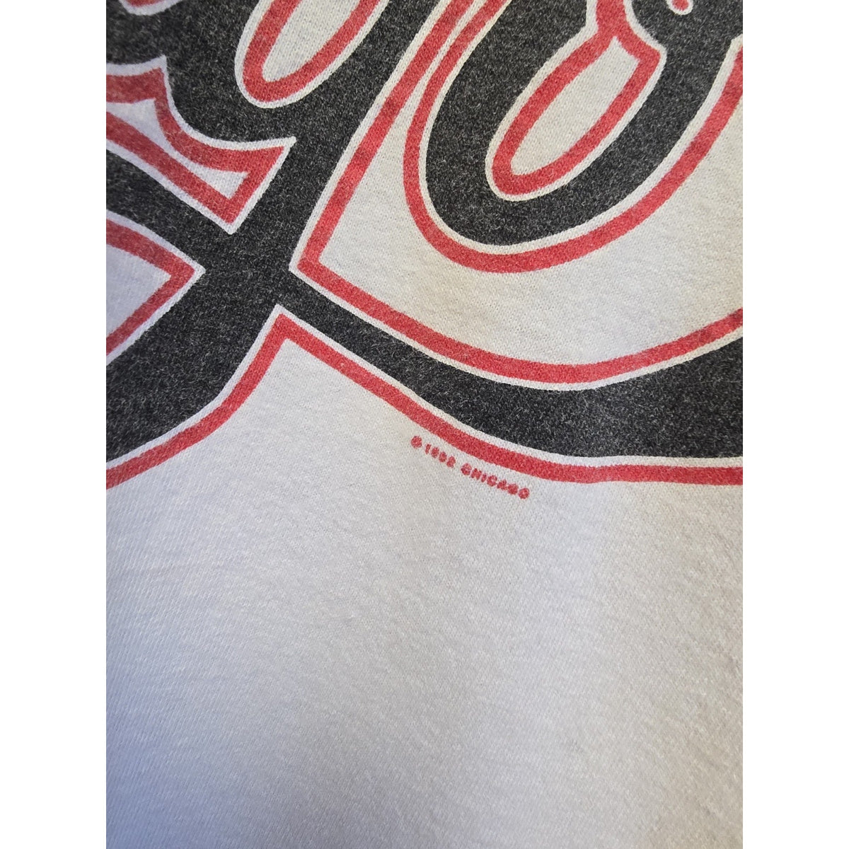 Vtg 90s Chicago V-Neck 3/4 Sleeve Band T Shirt L 1992 25 Anniversary Winterland