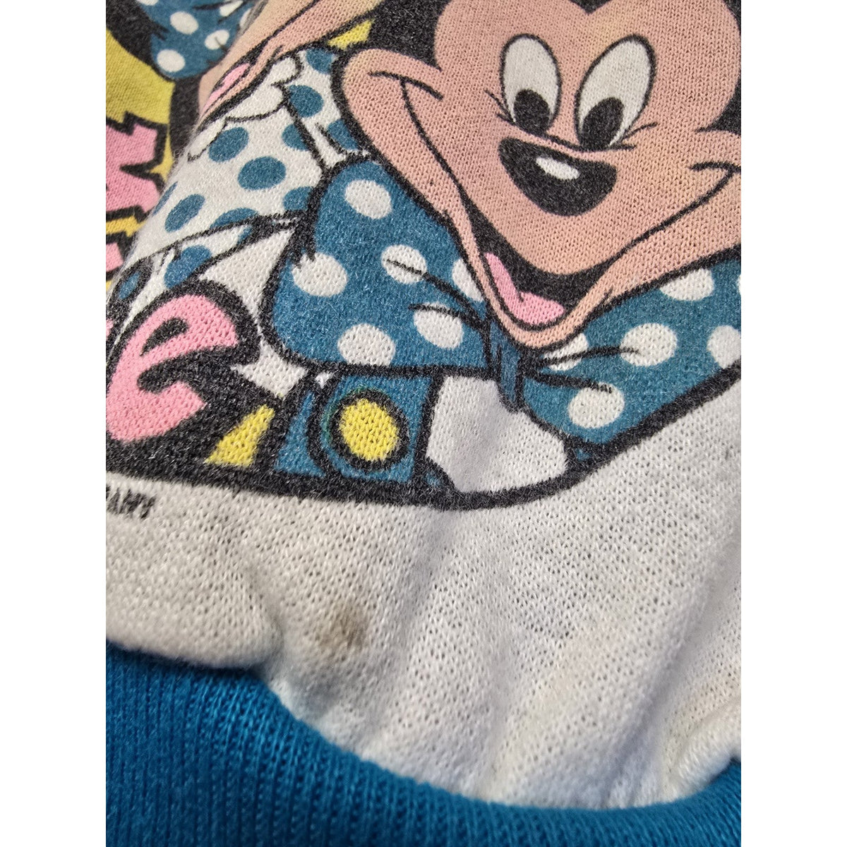 Vtg Mickey & Minnie Mouse Crew Neck Sweatshirt Toddler 2 Disney