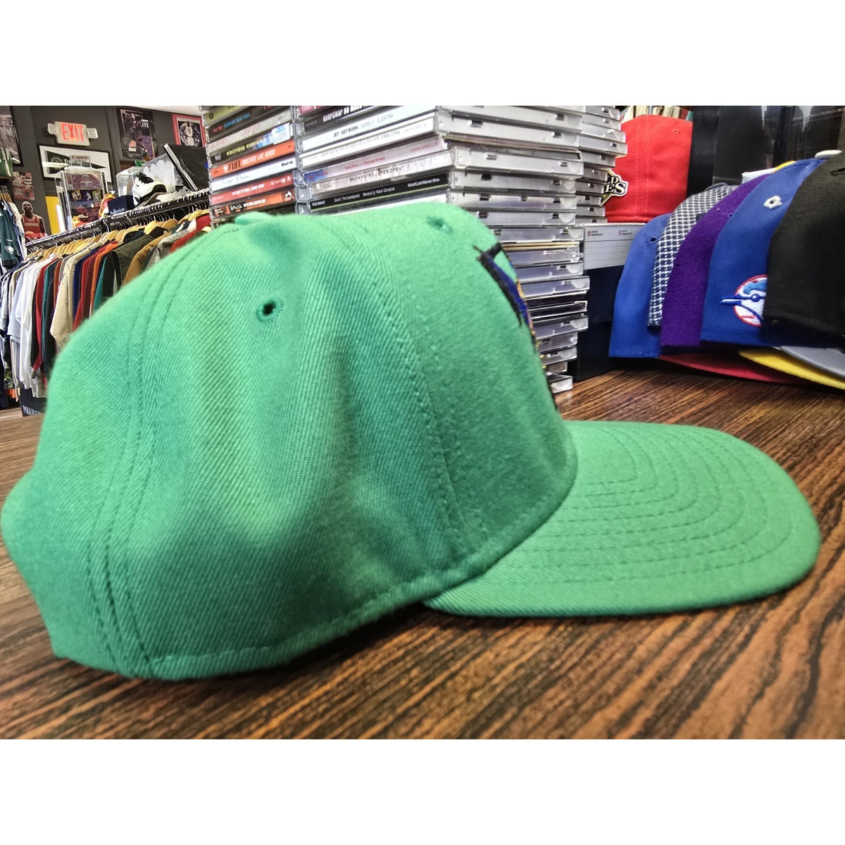 Vtg 90s Trenton Thunder Snapback Hat Minor League Baseball DeLong