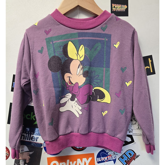 Vtg Minnie Mouse Crew Neck Sweatshirt Size 4T Mickey For Kids Stuff Disney
