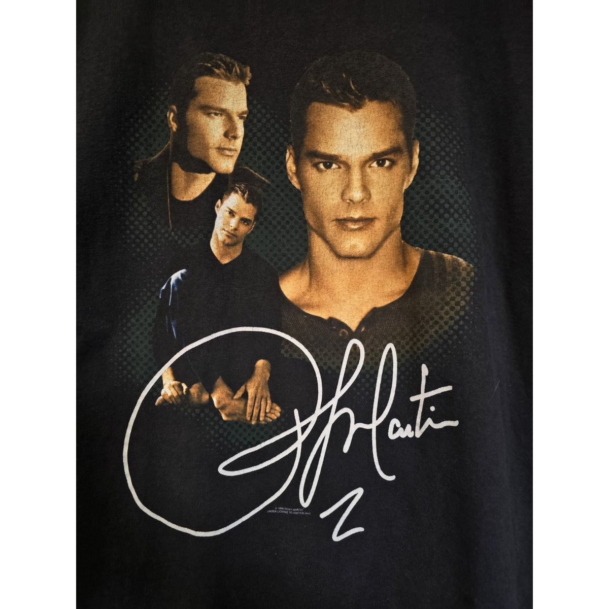 Vtg 90s Ricky Martin T Shirt XL 1999 Winterland