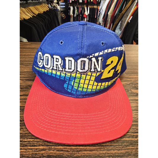 Vtg 90s Jeff Gordon Nascar Racing Snapback Hat 50th Anniversary Competitors View