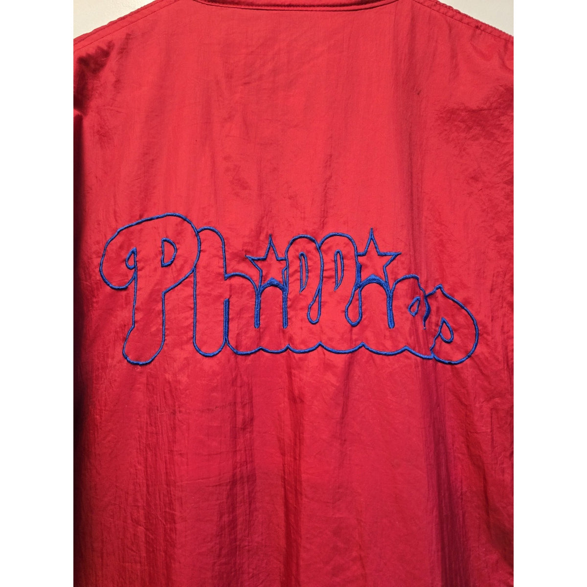 Vtg 90s Philadelphia Phillies Full Zip Windbreaker L MLB Starter