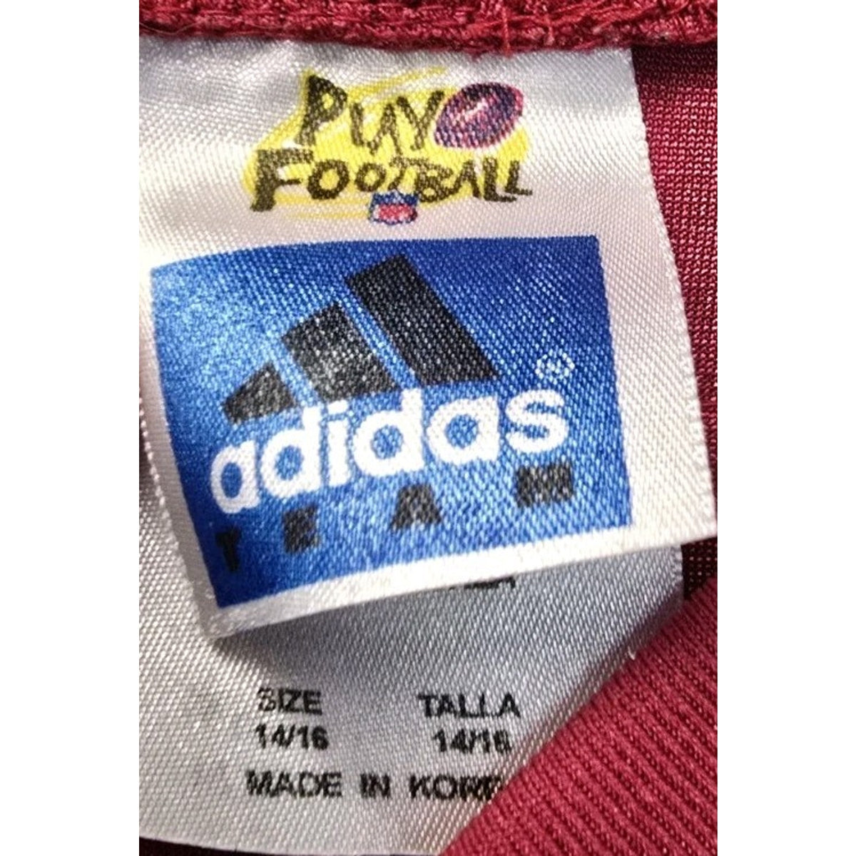 Vtg Washington Redskins Champ Bailey Jersey Youth L 14/16 NFL Football Adidas