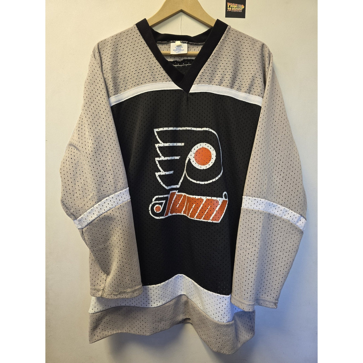 Vtg Philadelphia Flyers Alumni Jersey L NHL Hockey