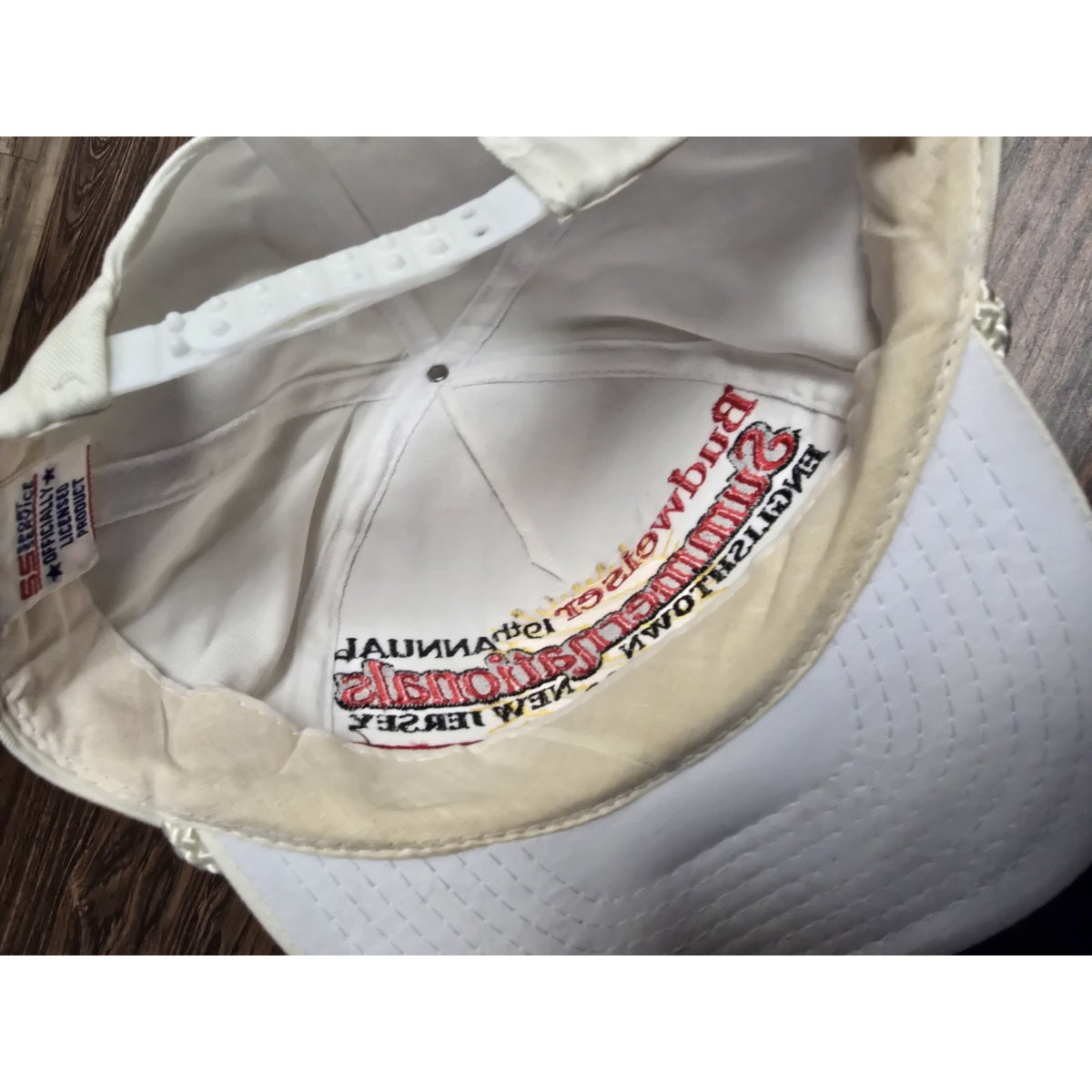 Budweiser Summer Nationals NHRA Englishtown NJ Snapback 1988 Hat Cap 19th annual