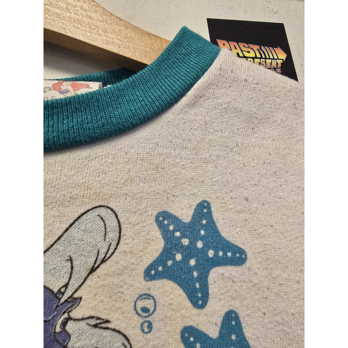 Vtg The Little Mermaid Crew Neck Sweatshirt Youth 3T Disney
