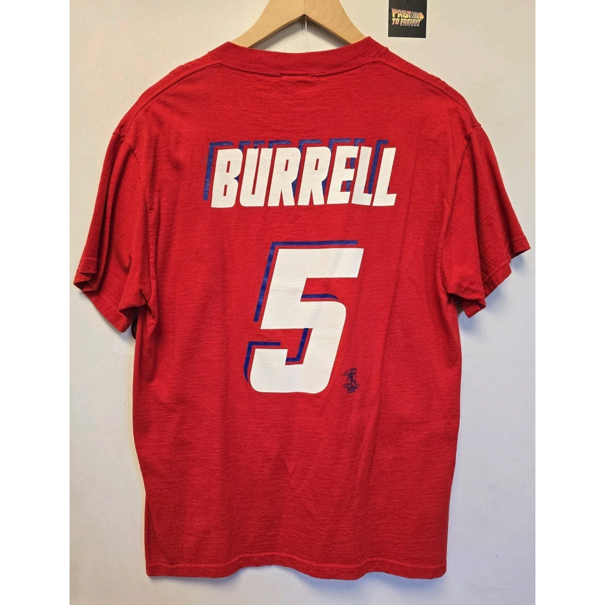 Vtg 2003 Philadelphia Phillies Pat Burrell T Shirt M MLB Baseball