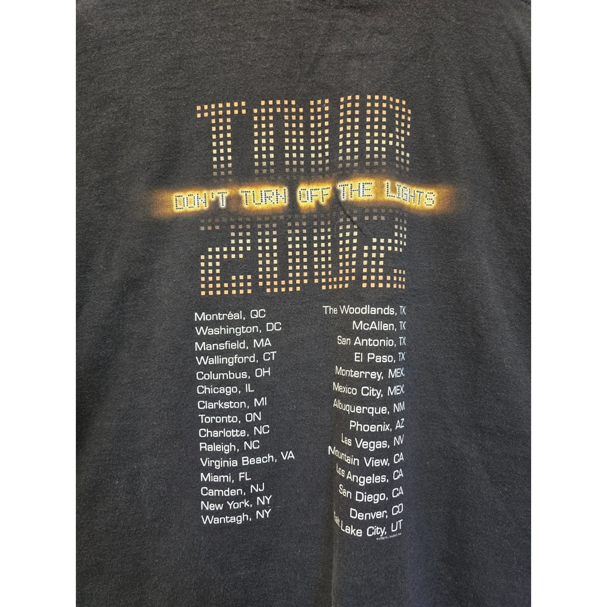 Vtg Enrique Iglesias Tour 2002 T Shirt XL
