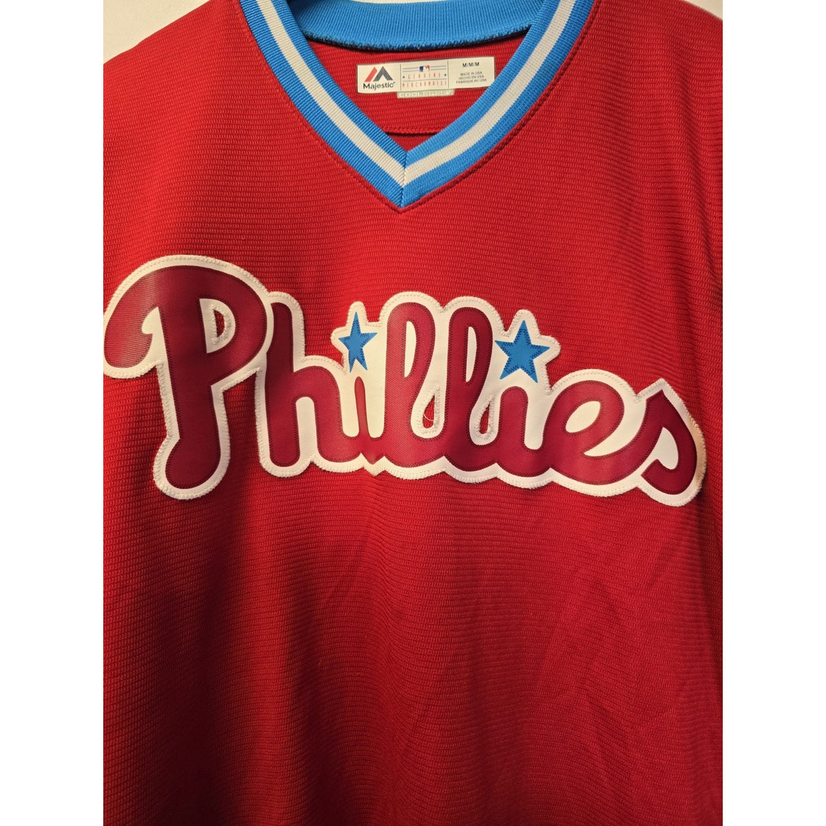RARE 2018 Philadelphia Phillies Rhys Hoskins Players Weekend Jersey M Majestic