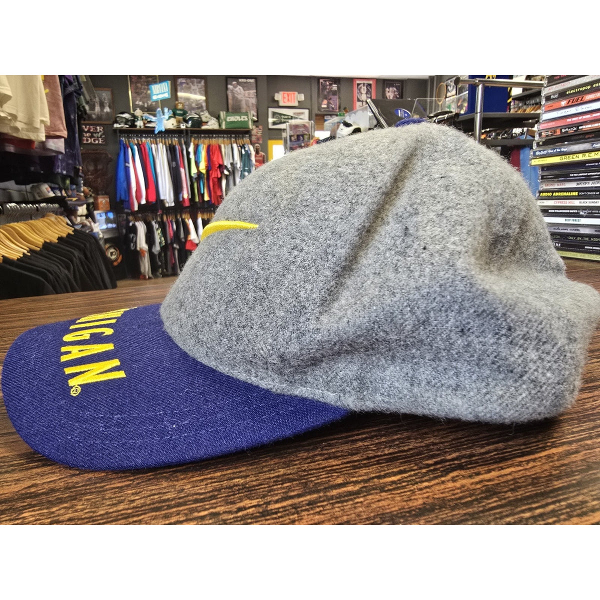 Vtg 90s University Of Michigan Wolverines Snapback Hat NCAA Nike Team Sports