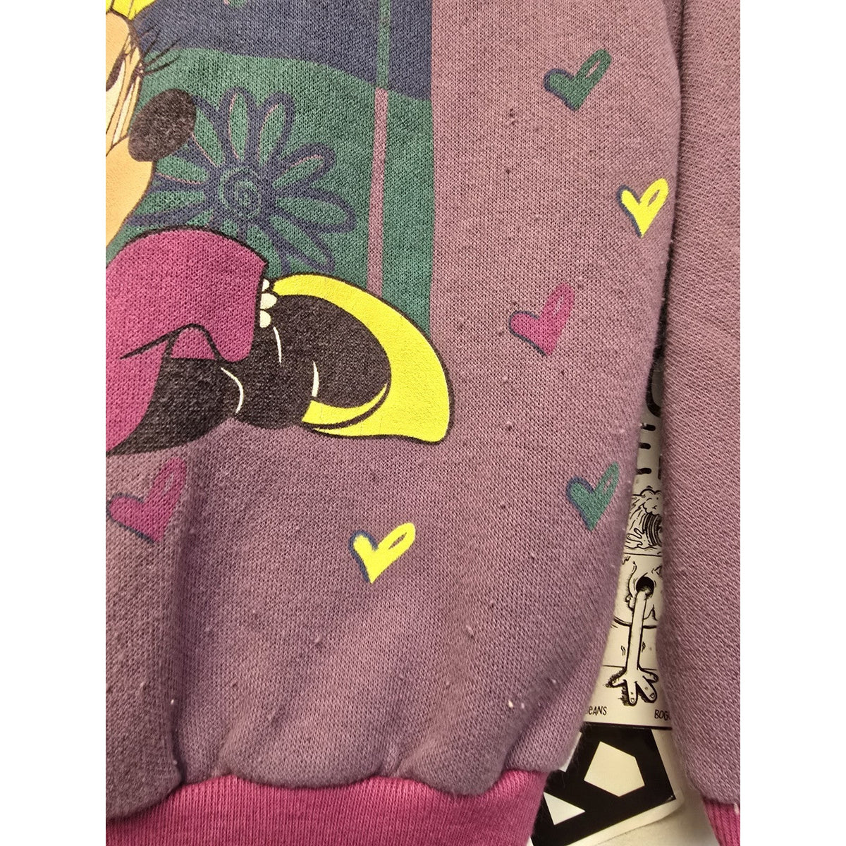 Vtg Minnie Mouse Crew Neck Sweatshirt Size 4T Mickey For Kids Stuff Disney