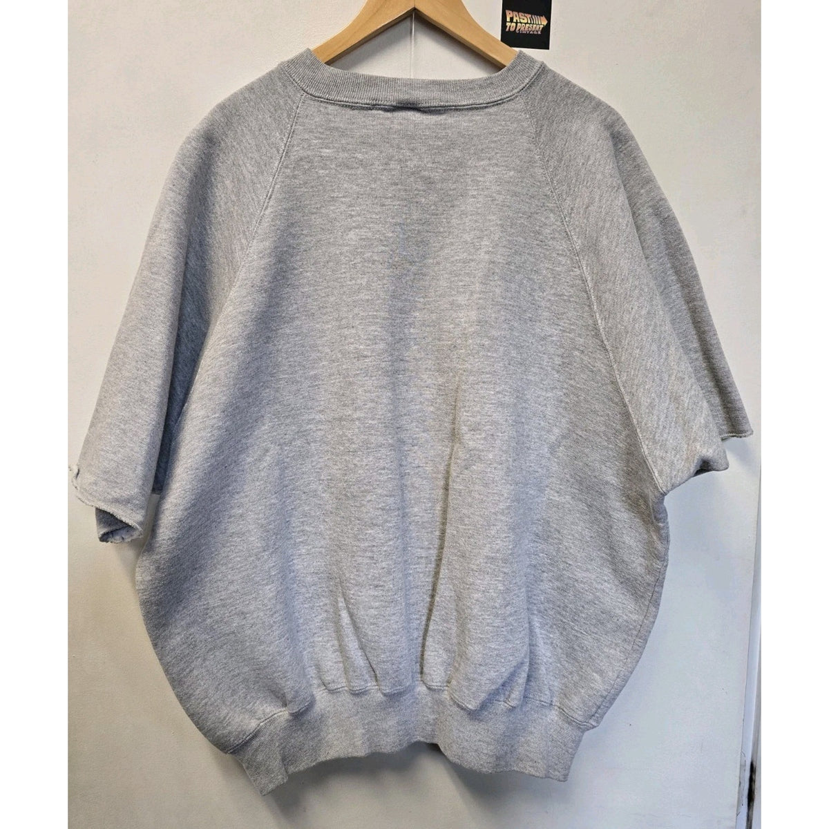 Vtg 90s New York Yankees Cutoff Crew Neck Sweatshirt XXL MLB Russell Athletic