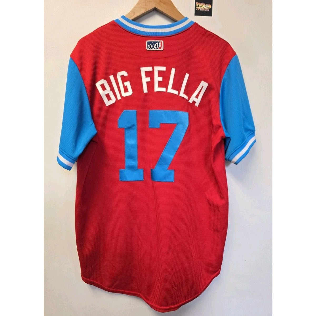 RARE 2018 Philadelphia Phillies Rhys Hoskins Players Weekend Jersey M Majestic