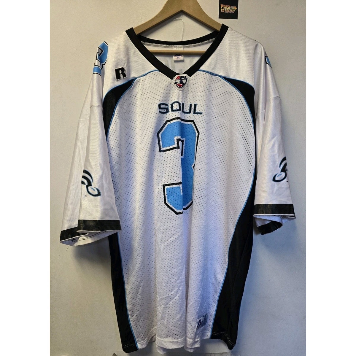Vtg Philadelphia Soul Arena Football Jon Bon Jovi Jersey XXL #3 Russell Athletic