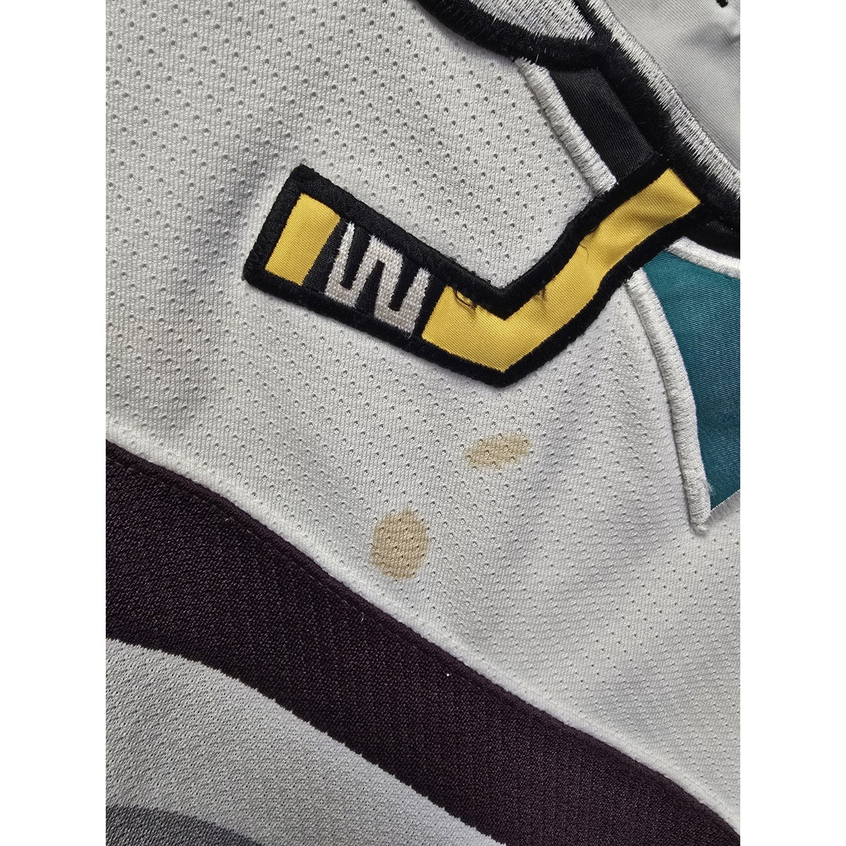 Vtg 90s Anaheim Mighty Ducks Jersey L NHL Hockey Starter