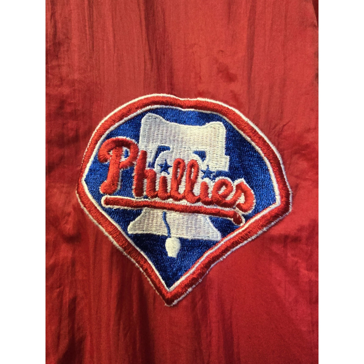Vtg 90s Philadelphia Phillies Full Zip Windbreaker L MLB Starter