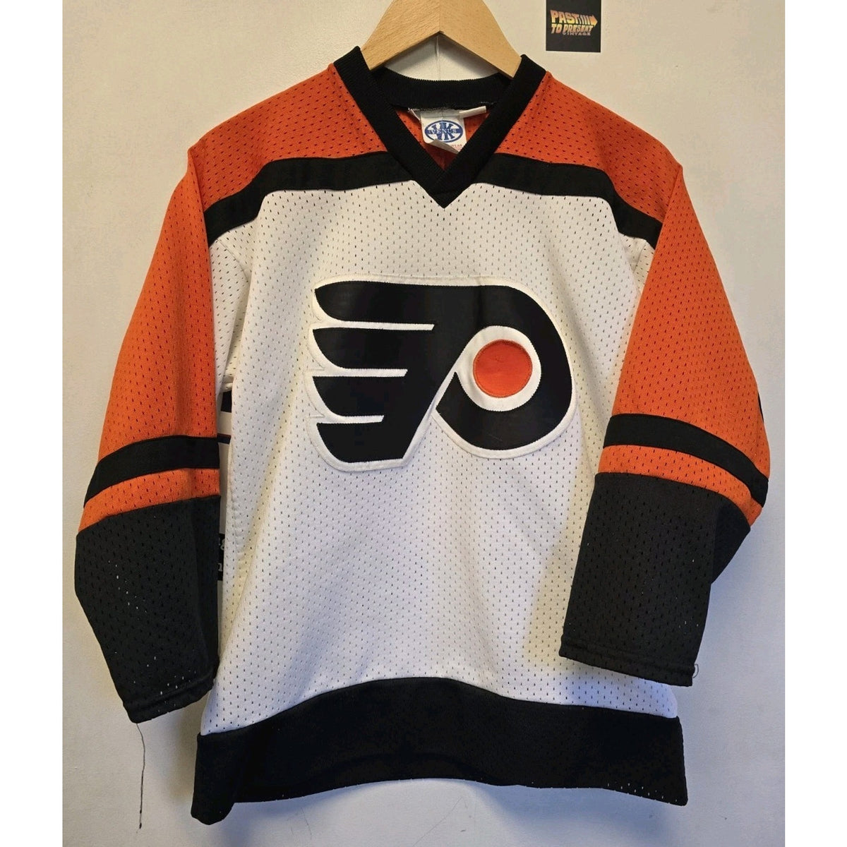 Vtg 80s/90s Philadelphia Flyers #22 Jersey Youth L Bobby Clarke Autograph
