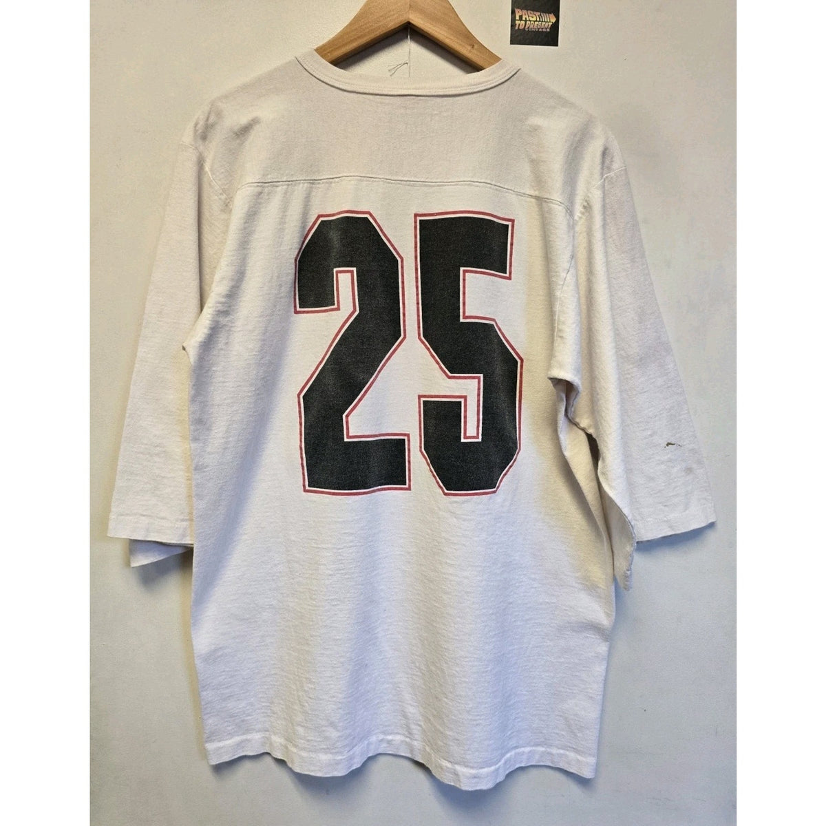 Vtg 90s Chicago V-Neck 3/4 Sleeve Band T Shirt L 1992 25 Anniversary Winterland