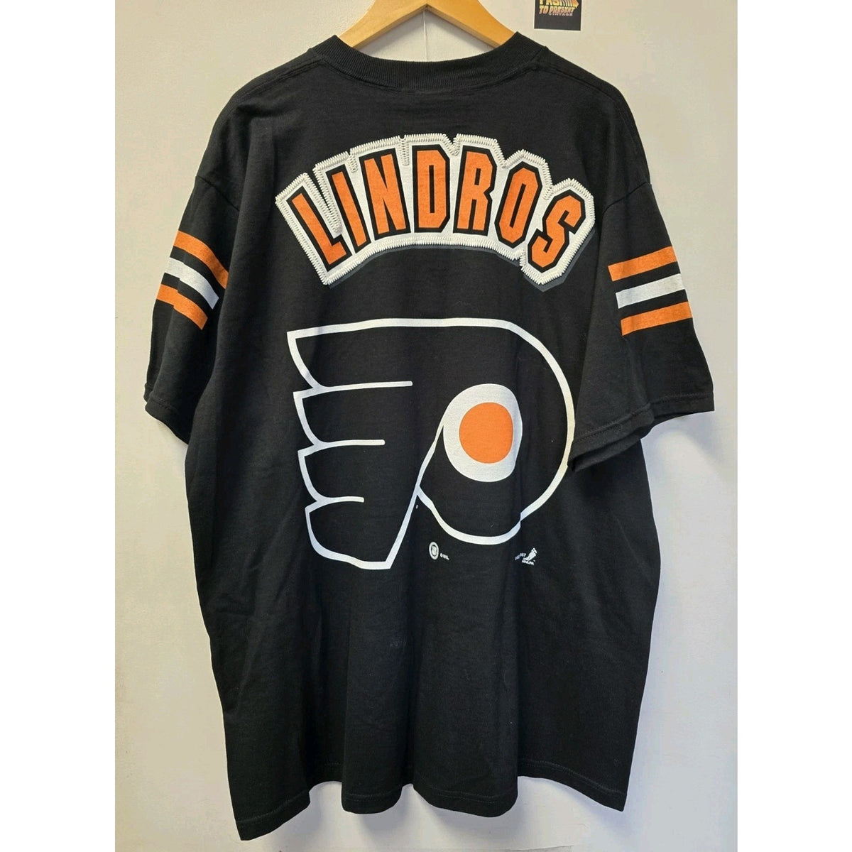 NWT Vtg Philadelphia Flyers Eric Lindros T Shirt XL NHL Pro-player