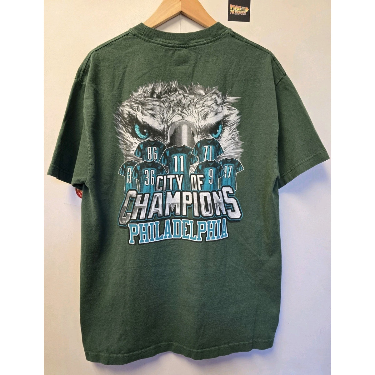 Philadelphia Eagles City Of Champions T Shirt L Club Red Apparel