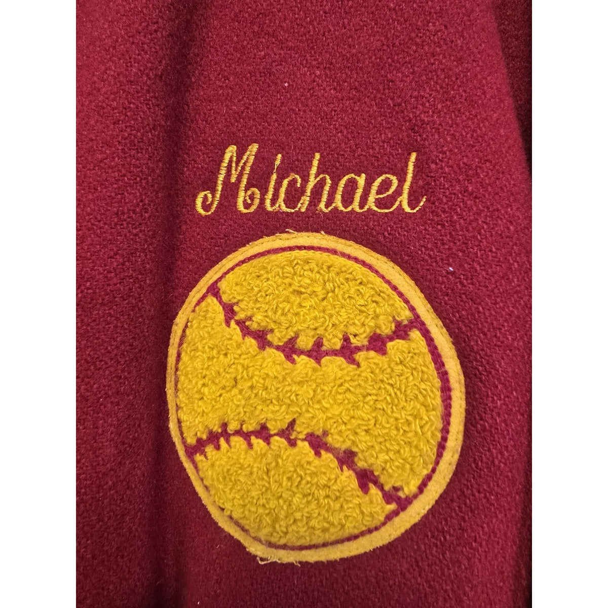 Vtg 90s Edison High School Letterman Jacket L 1995 DeLong