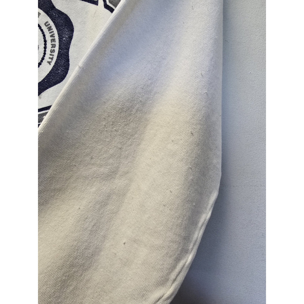 Vtg 80s Penn State University Cropped Crew Neck Sweatshirt One Size NCAA