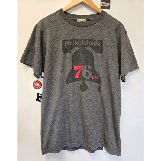 Philadelphia 76ers Liberty Bell T Shirt S NBA Hardwood Classics