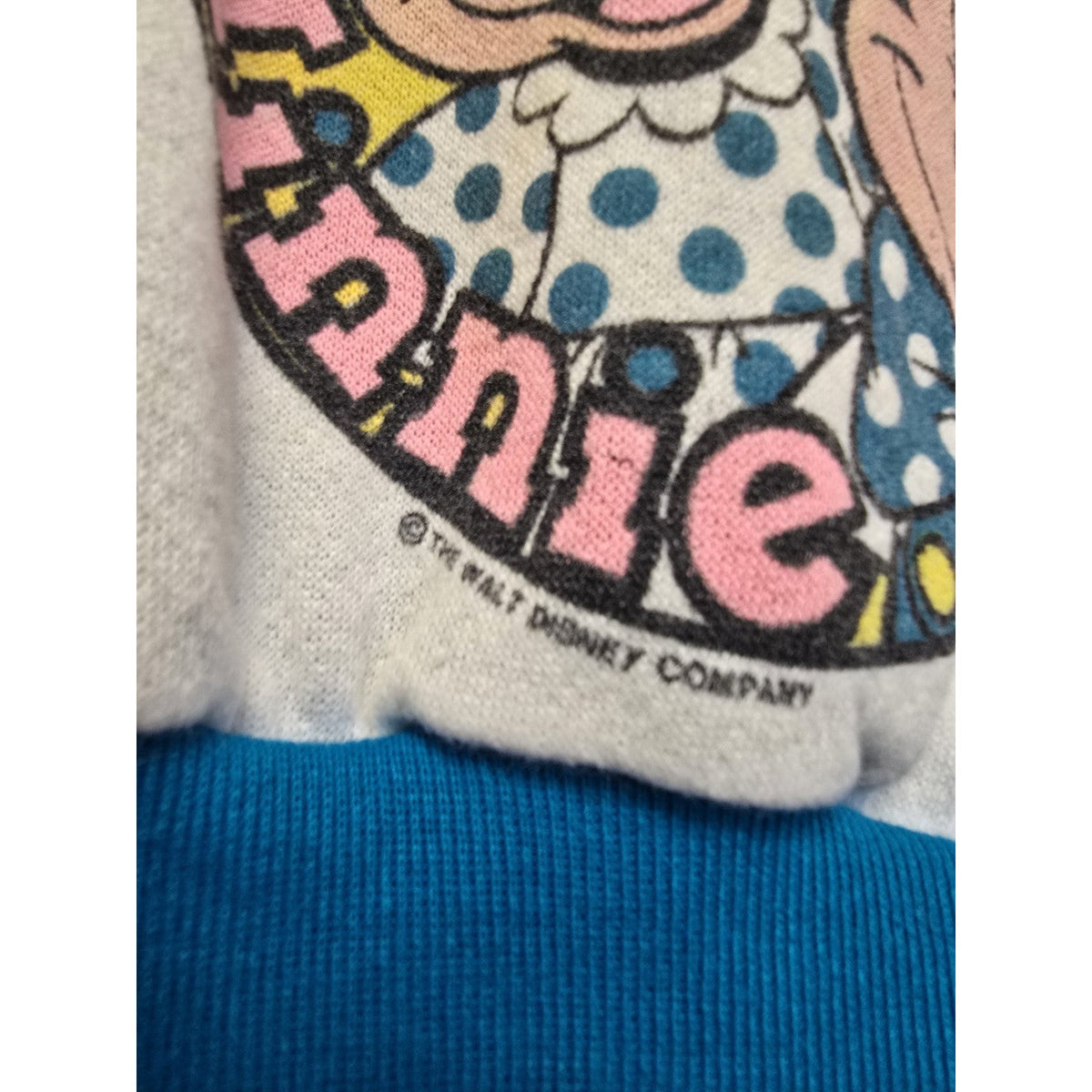 Vtg Mickey & Minnie Mouse Crew Neck Sweatshirt Toddler 2 Disney
