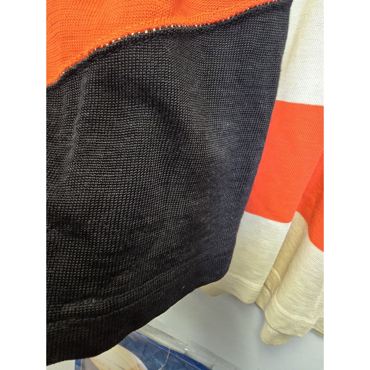 Vtg 70s Philadelphia Flyers Jersey M FITS SMALL NHL Hockey Bauer