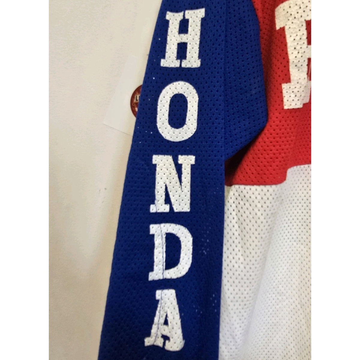 Vtg 70s Honda Motorcross Racing Jersey L Motorcycle Dirt Street Bike Biker