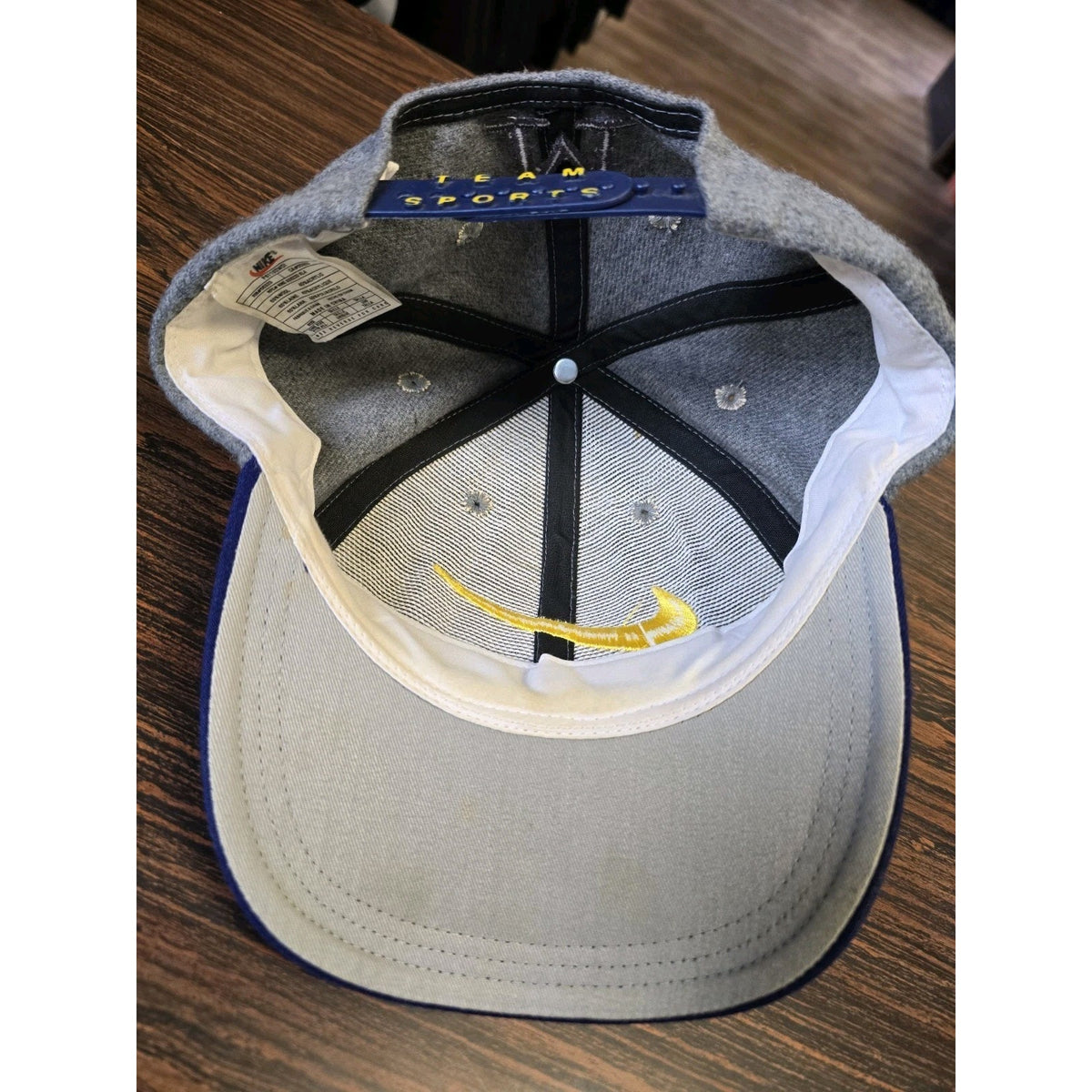 Vtg 90s University Of Michigan Wolverines Snapback Hat NCAA Nike Team Sports