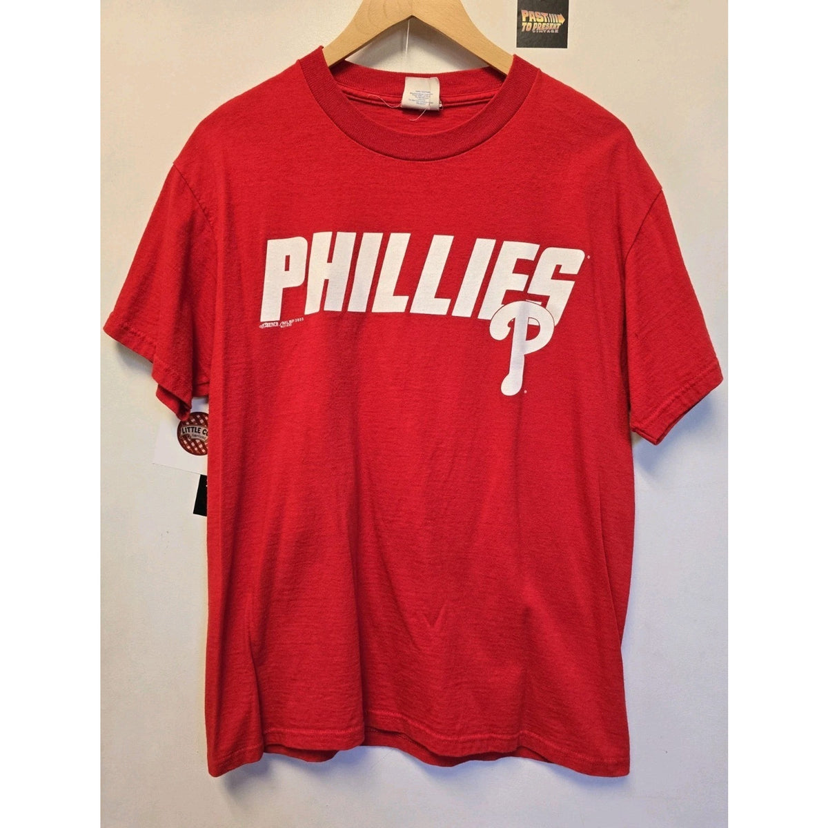 Vtg 2003 Philadelphia Phillies Pat Burrell T Shirt M MLB Baseball
