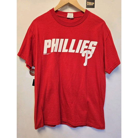 Vtg 2003 Philadelphia Phillies Pat Burrell T Shirt M MLB Baseball