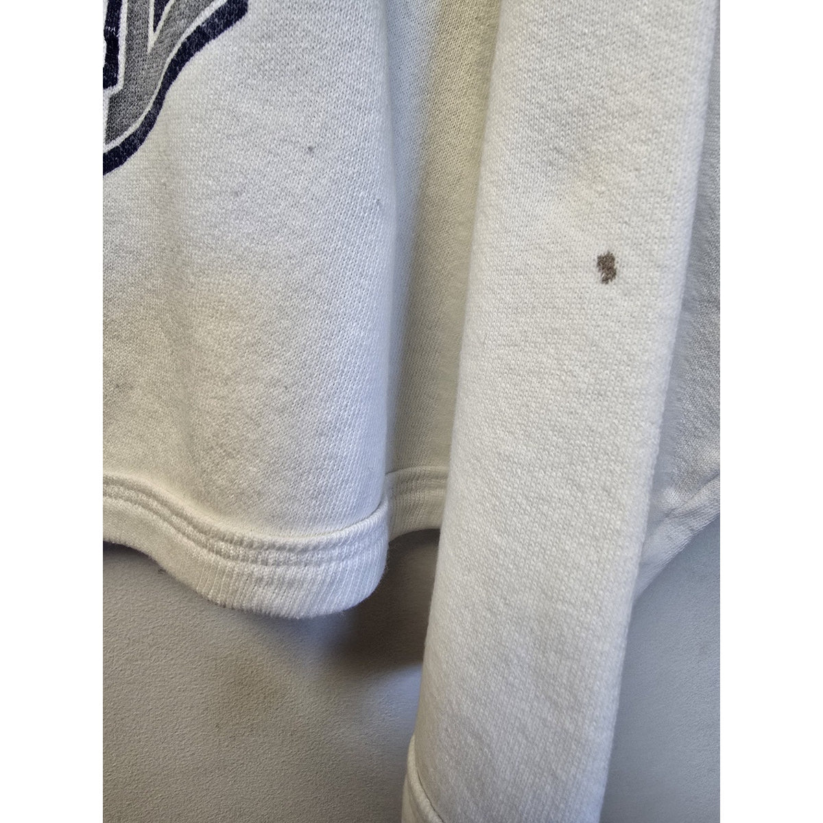 Vtg 80s Penn State University Cropped Crew Neck Sweatshirt One Size NCAA