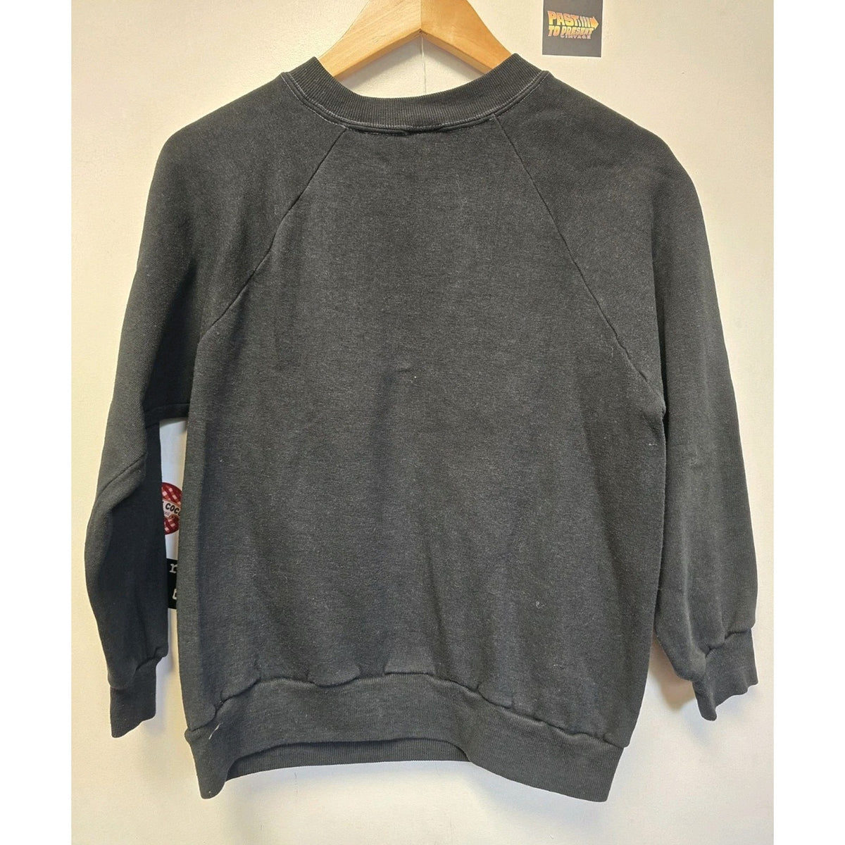 Vtg 80s Ice Skate Crew Neck Sweatshirt S 34-36 Sportswear