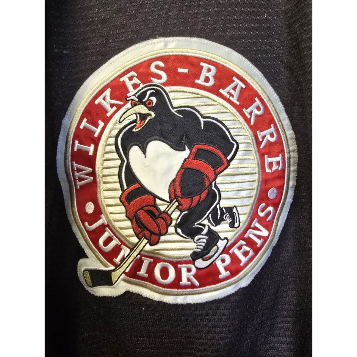 Vtg Wilkes-Barre Junior Pens Hockey Jersey S SP