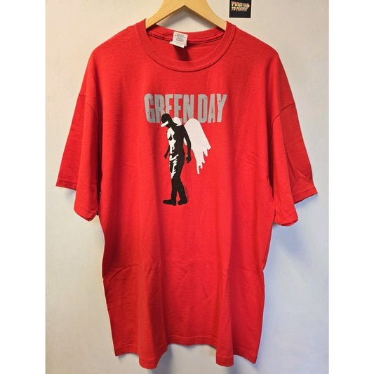 Vtg Green Day Band T Shirt XL 2004 Reprise Records American Idiot