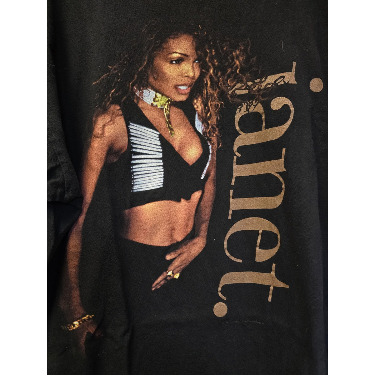 Vtg 90s Janet Jackson 93/94 World Tour T Shirt XL R&B Music