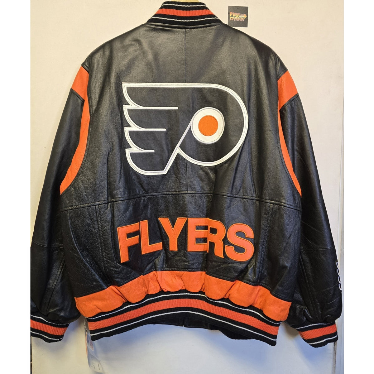 NWT Vtg Philadelphia Flyers Leather Jacket XL NHL Hockey G-III