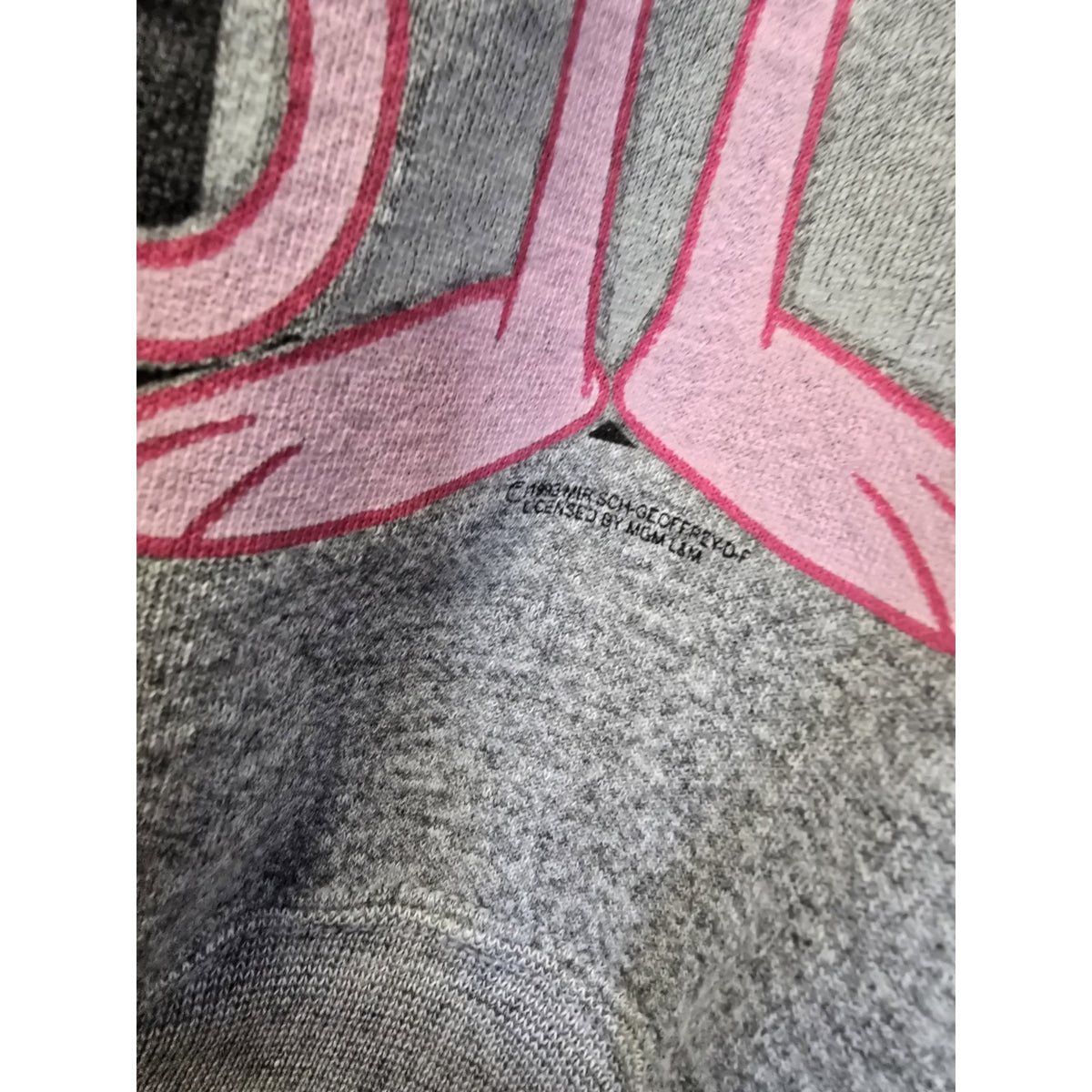 Vtg 90s Ohio State Pink Panther Crew Neck Sweatshirt M NCAA
