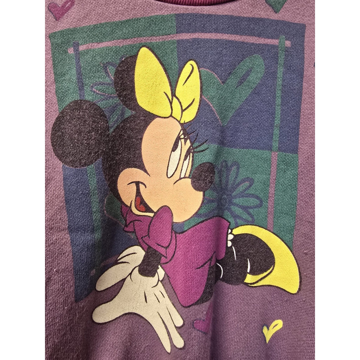 Vtg Minnie Mouse Crew Neck Sweatshirt Size 4T Mickey For Kids Stuff Disney