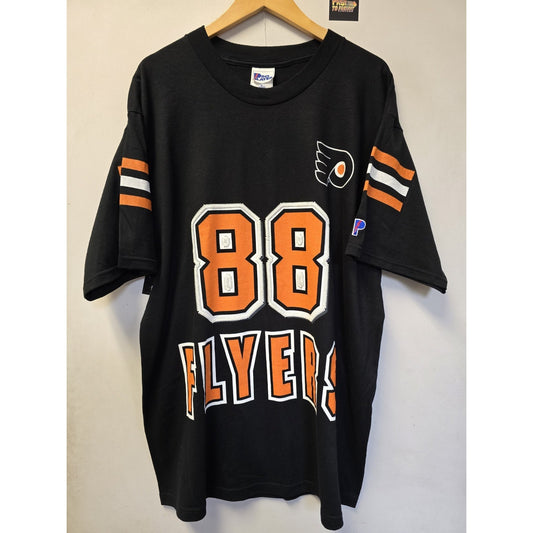 NWT Vtg Philadelphia Flyers Eric Lindros T Shirt XL NHL Pro-player